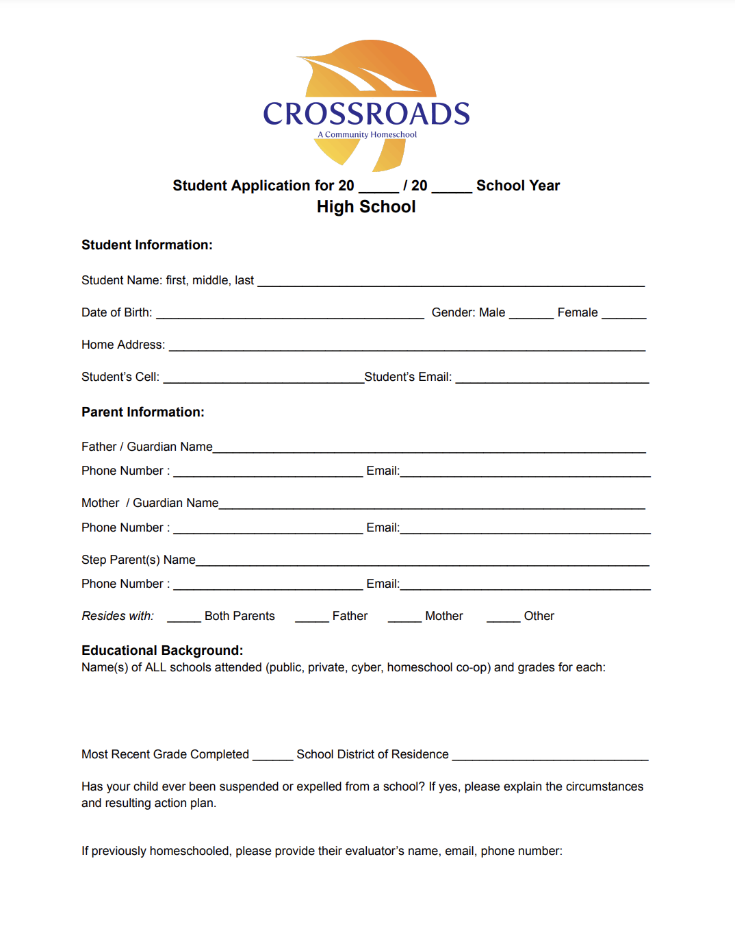 Student Application